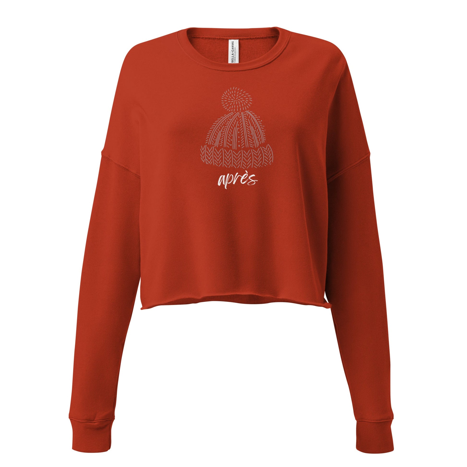 Aprés Ski Women's Fleece Crop Sweatshirt - Telluride Shop