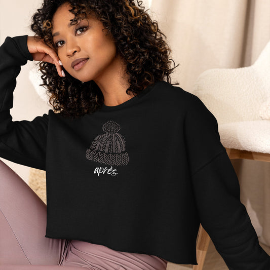 Aprés Ski Women's Fleece Crop Sweatshirt - Telluride Shop