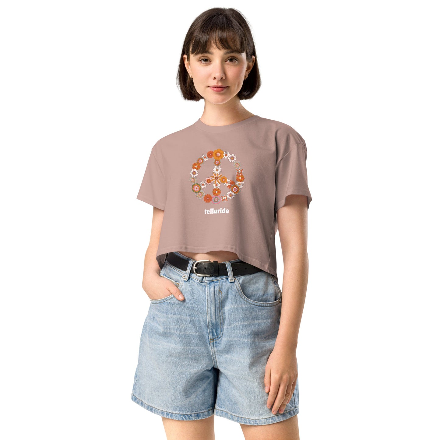 Telluride Festival Crop Top Women's T-Shirt - Telluride Shop