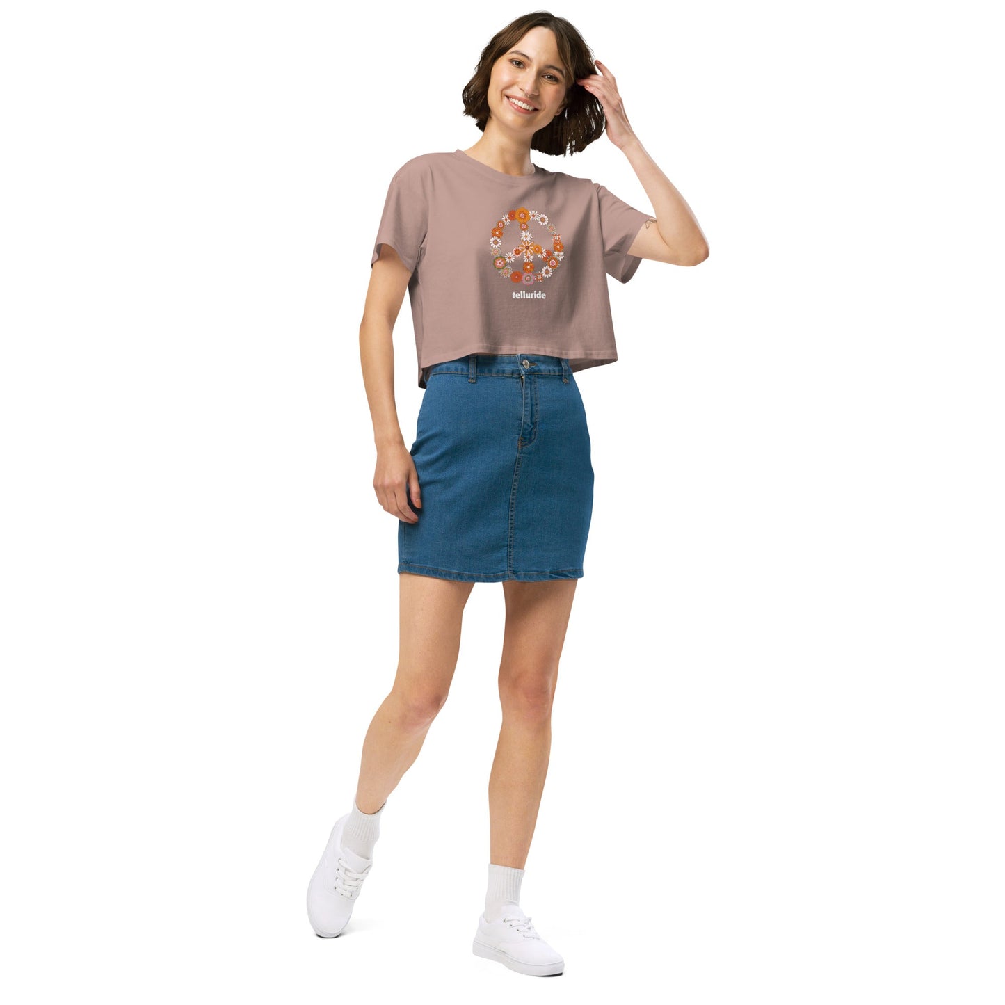 Telluride Festival Crop Top Women's T-Shirt - Telluride Shop