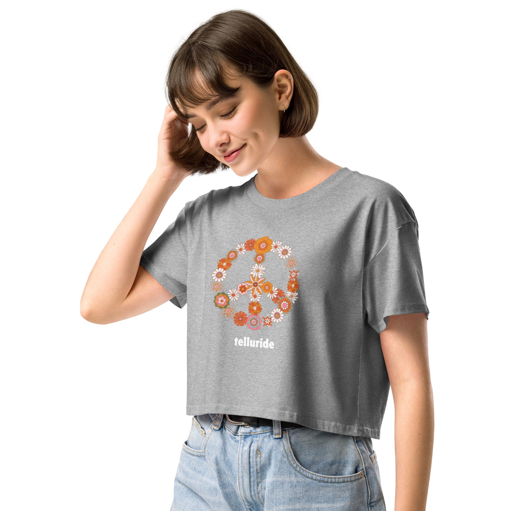 Telluride Festival Crop Top Women's T-Shirt - Telluride Shop