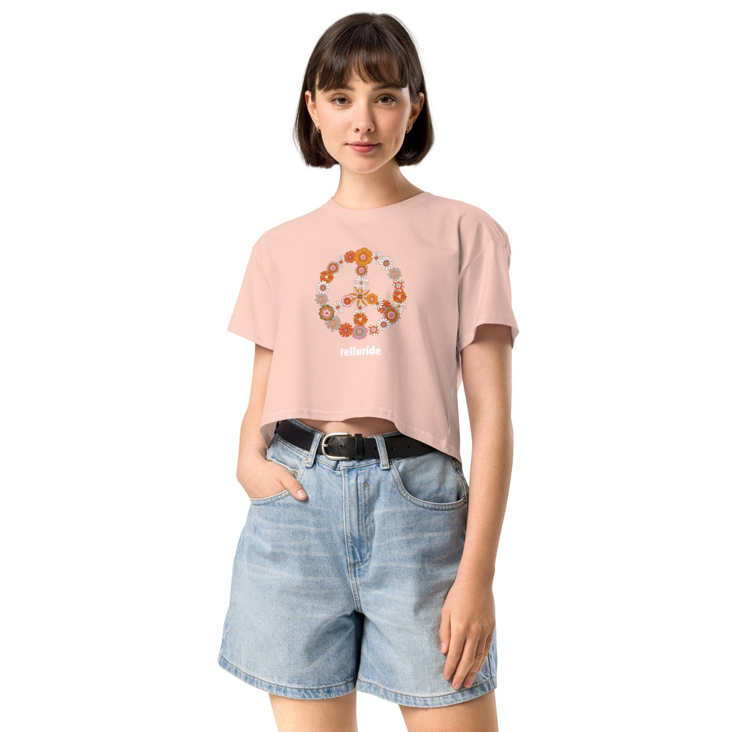 Telluride Festival Crop Top Women's T-Shirt - Telluride Shop