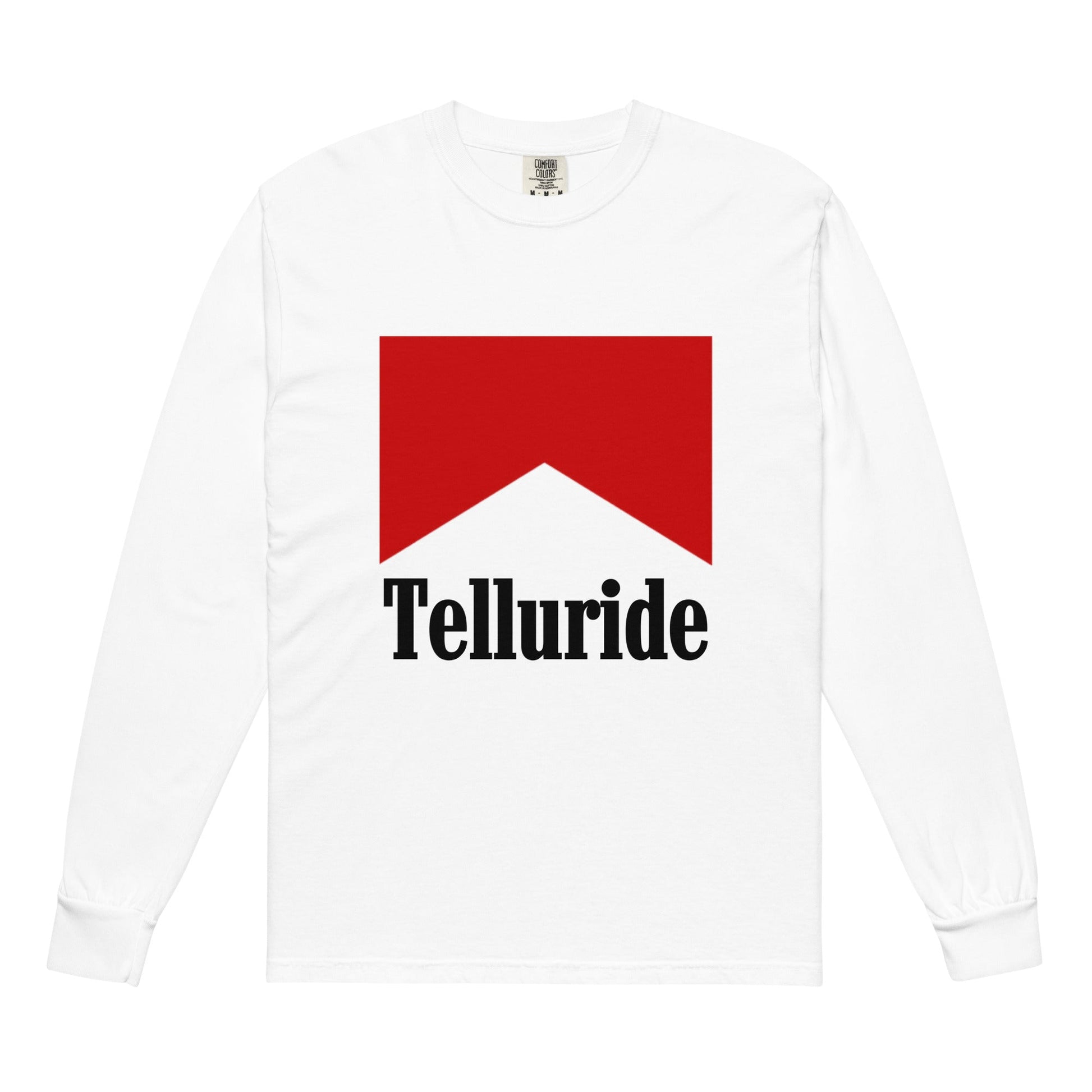 Telluride Ski Resort Long Sleeve Unisex Heavyweight Cotton Shirt - Telluride Shop