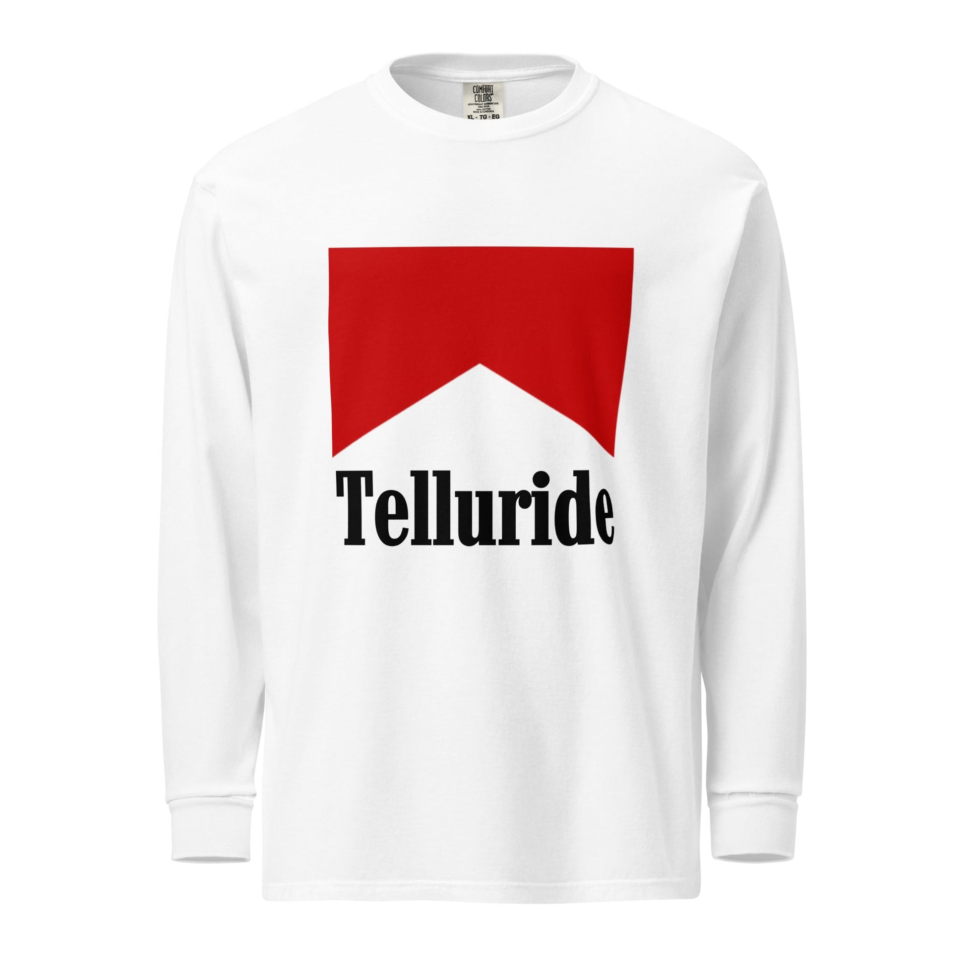 Telluride Ski Resort Long Sleeve Unisex Heavyweight Cotton Shirt - Telluride Shop