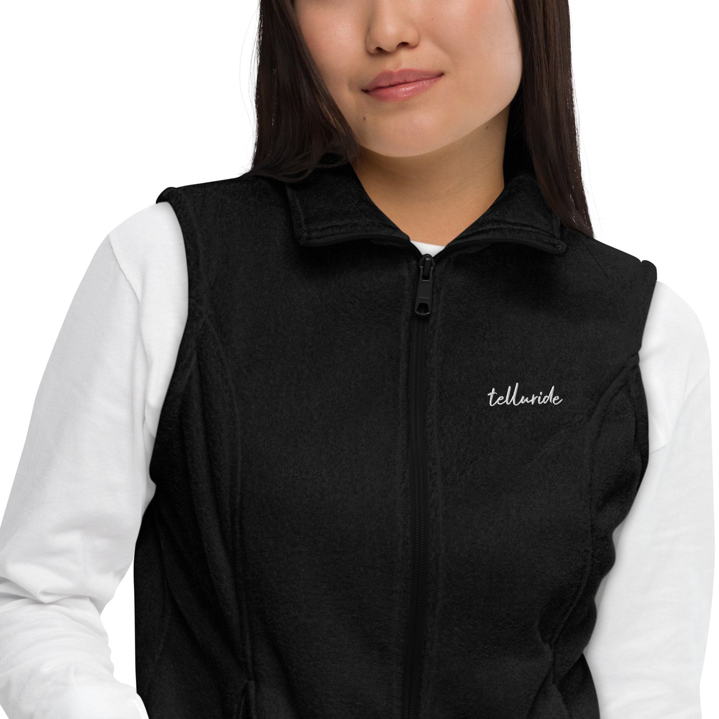 telluride ski womens fleece vest