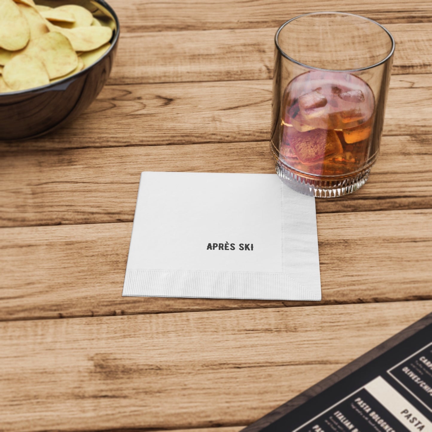 "Après Ski" Cocktail Napkins