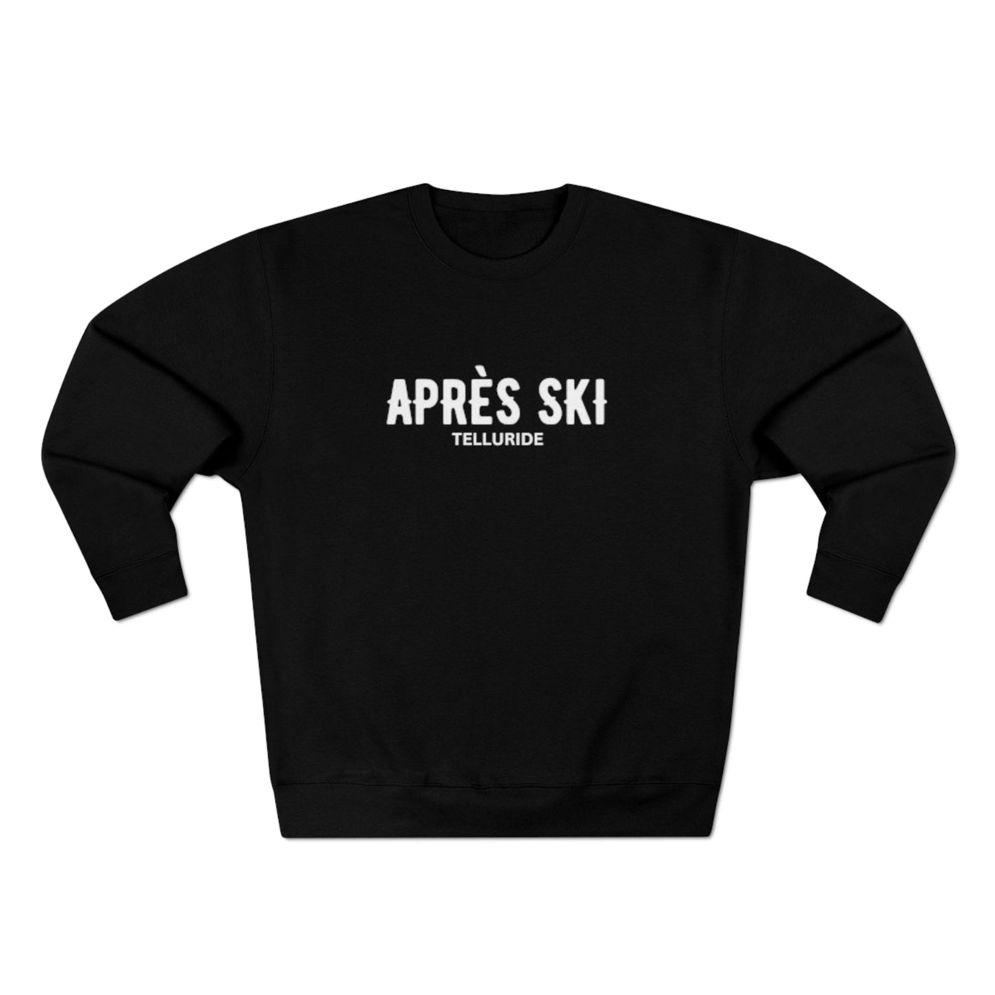 "Aprés Ski" Premium Crewneck Sweatshirt (Black or White)