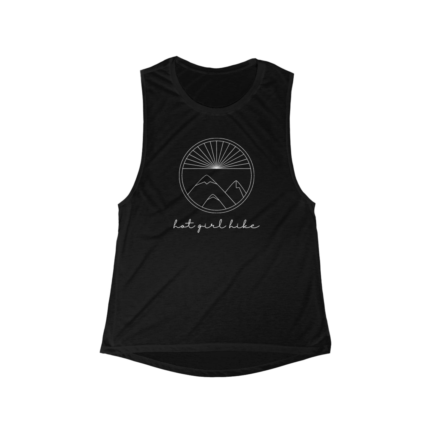 Hot Girl Hike Flowy Scoop Muscle Tank - Telluride Shop