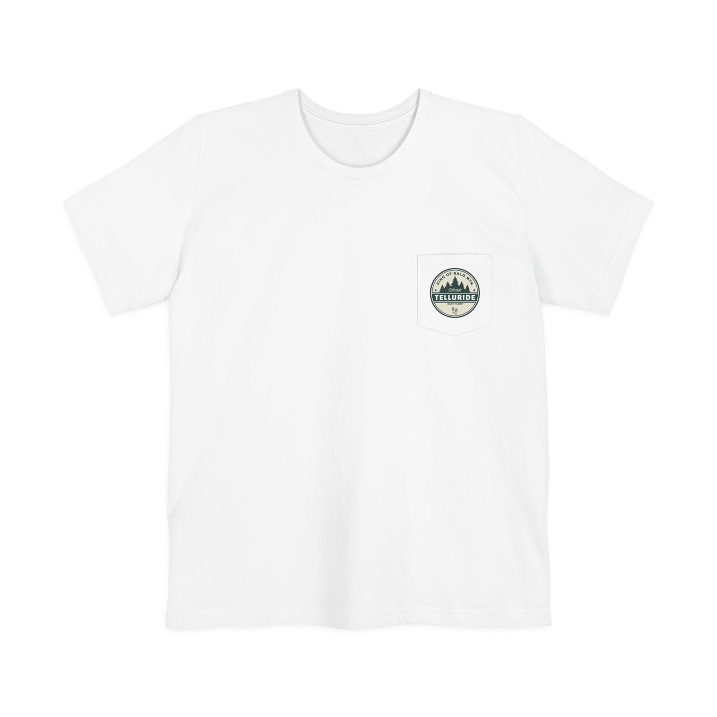 "King of Bald Mountain" Pocket Tee - Telluride Shop