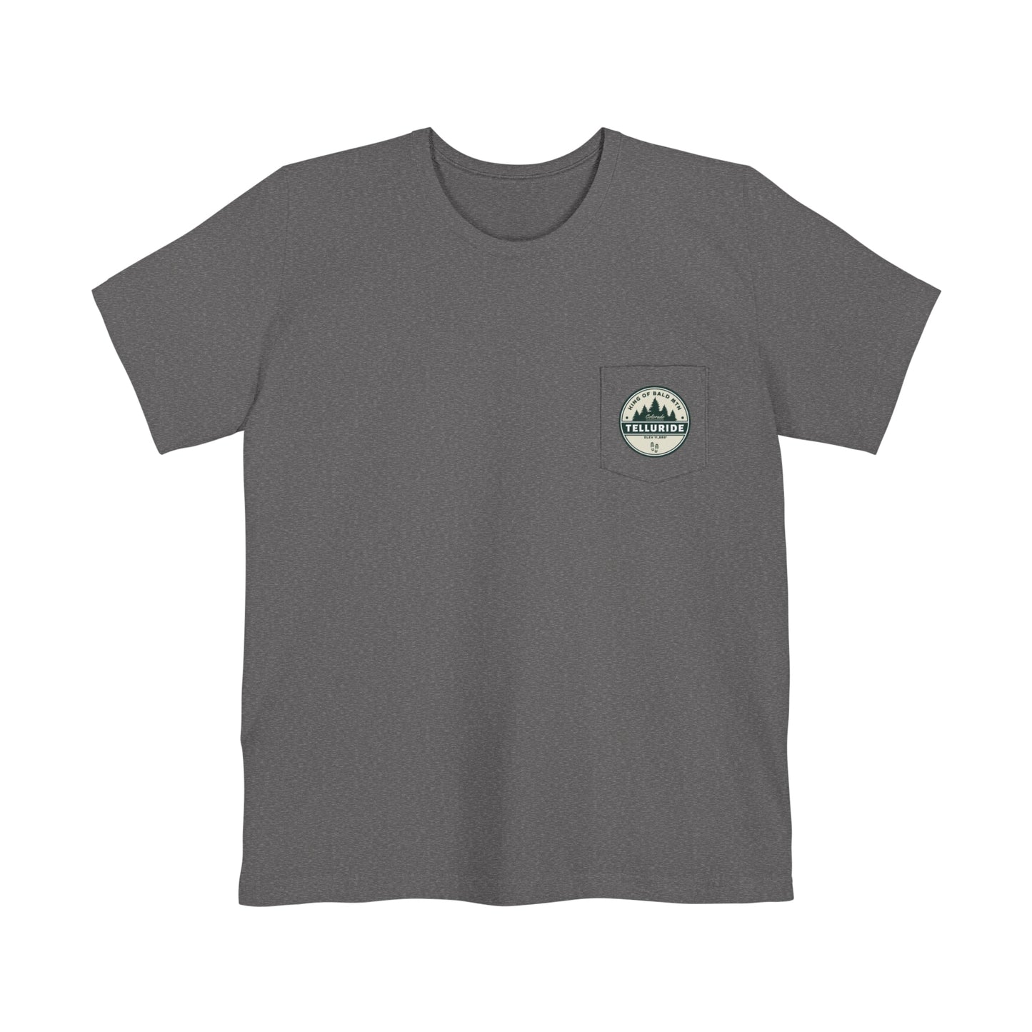 "King of Bald Mountain" Pocket Tee - Telluride Shop