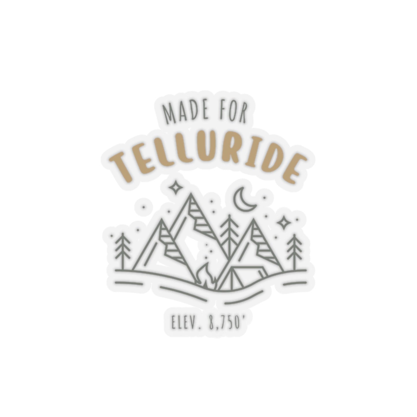 "Made For Telluride" Sticker - Telluride Shop