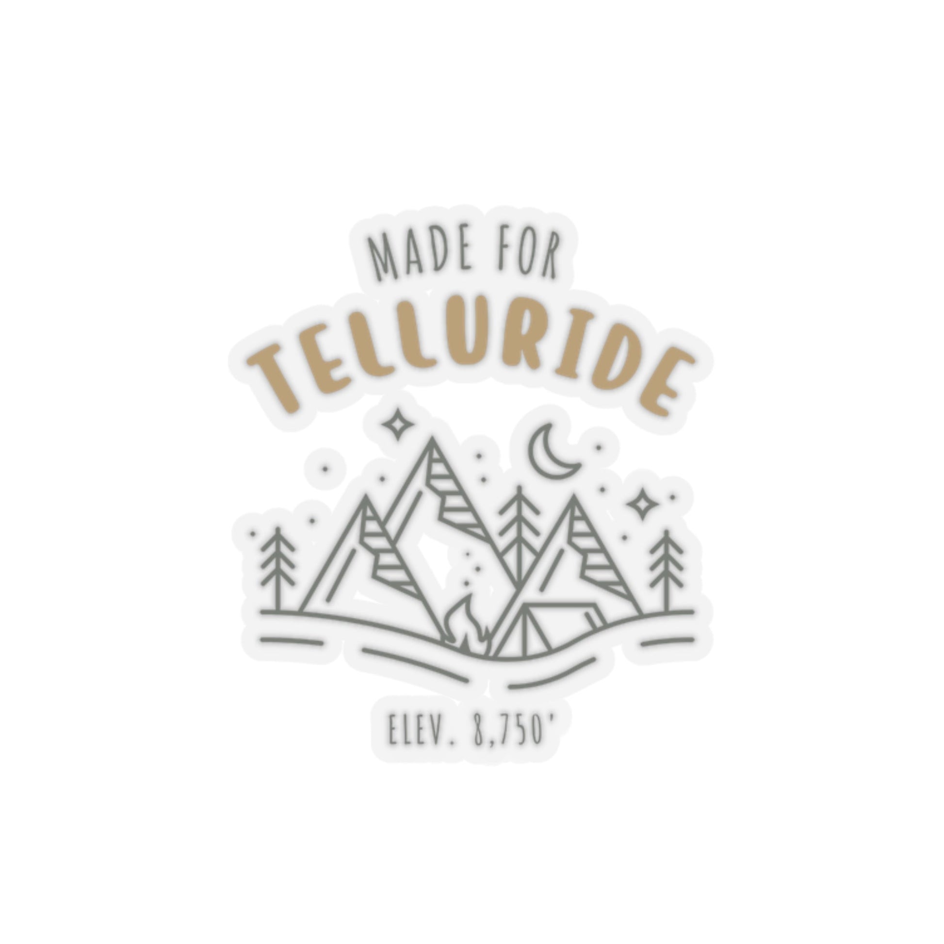 "Made For Telluride" Sticker - Telluride Shop