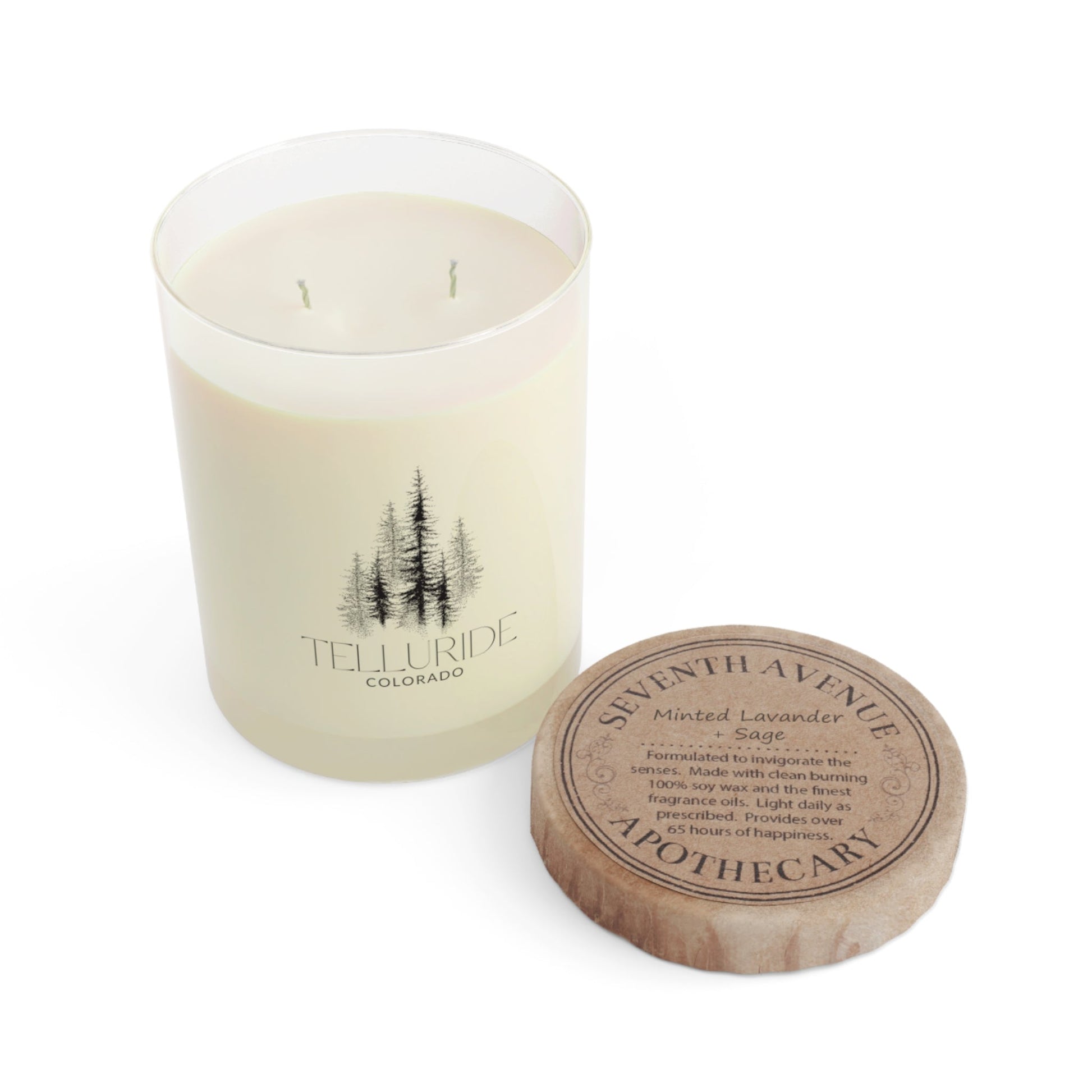 Scented Candle - Full Glass, 11oz - Telluride Shop