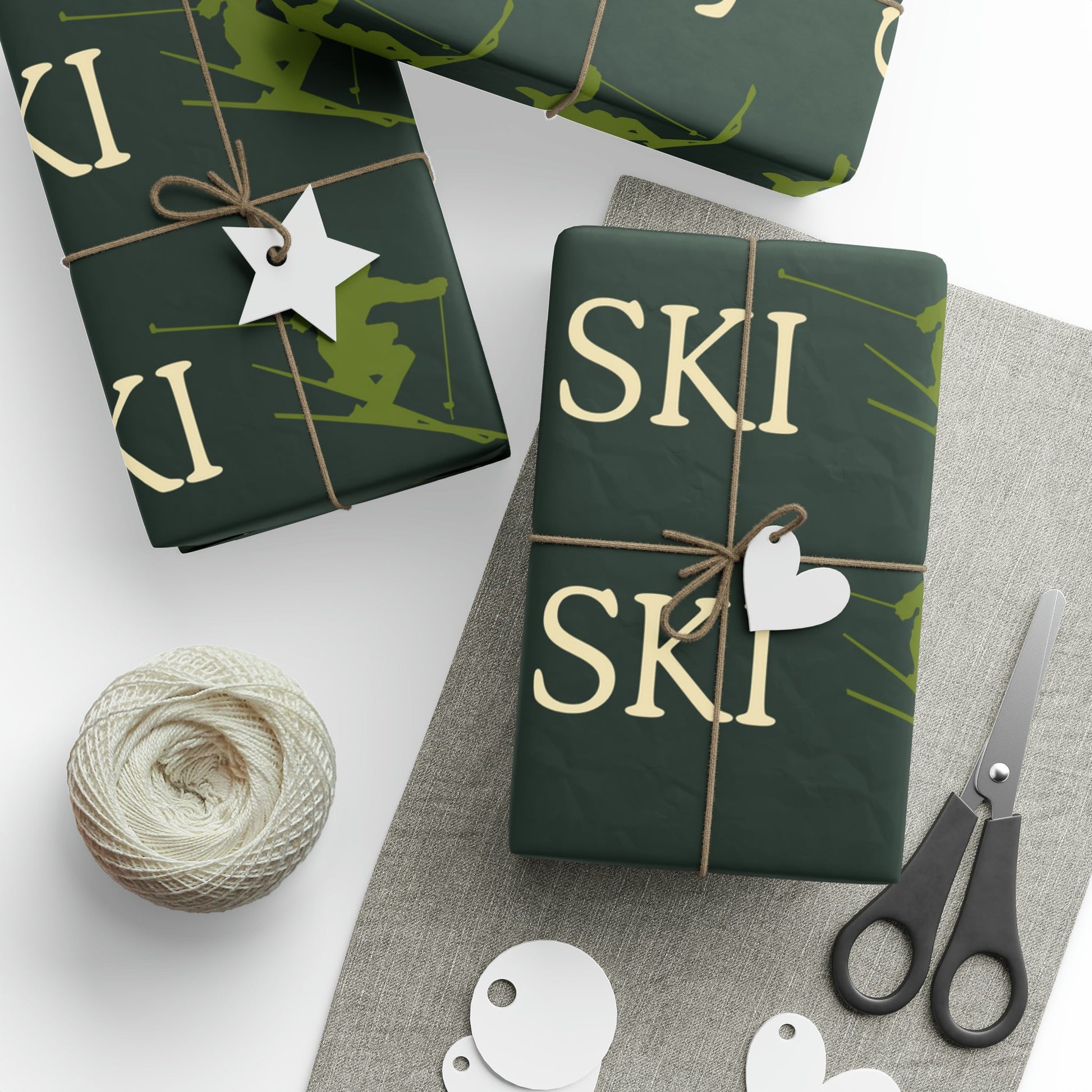 SKI Holiday Gift Wrapping Paper - Telluride Shop