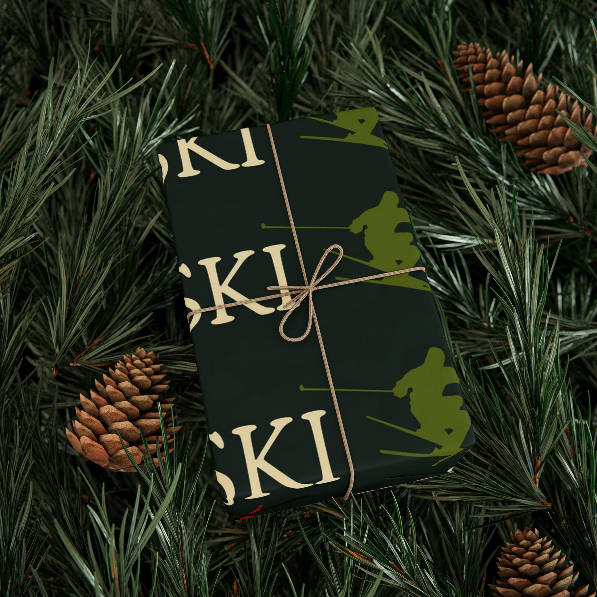 SKI Holiday Gift Wrapping Paper - Telluride Shop