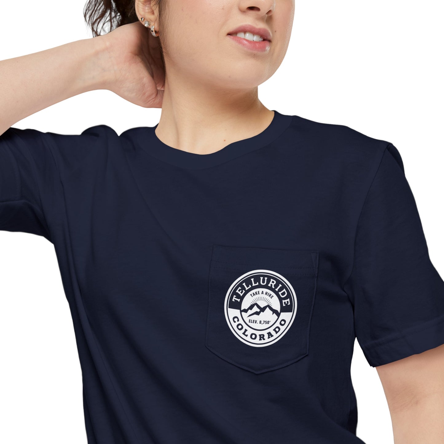 "Take A Hike" Pocket Tee - Telluride Shop