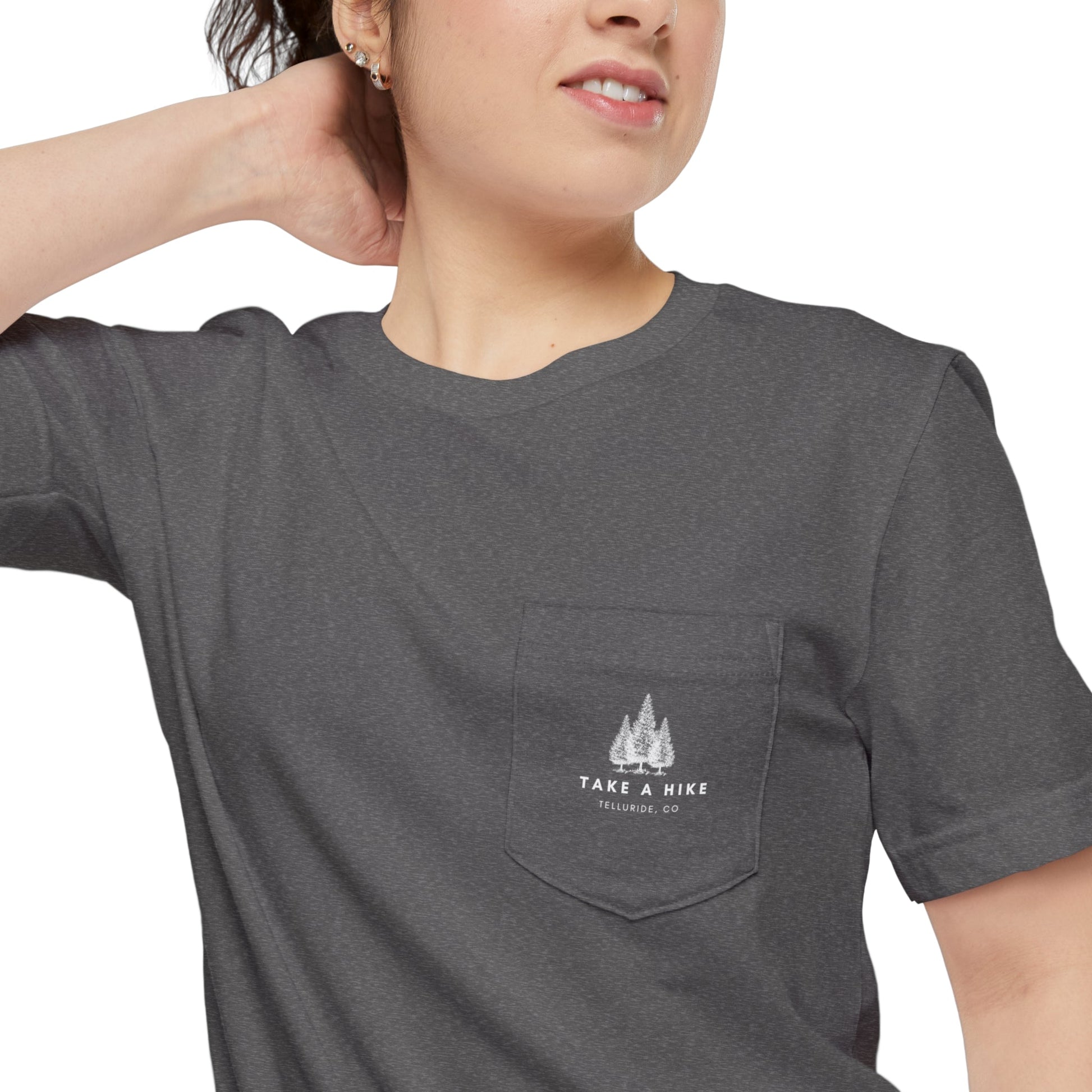 "Take A Hike" Pocket Tee - Telluride Shop