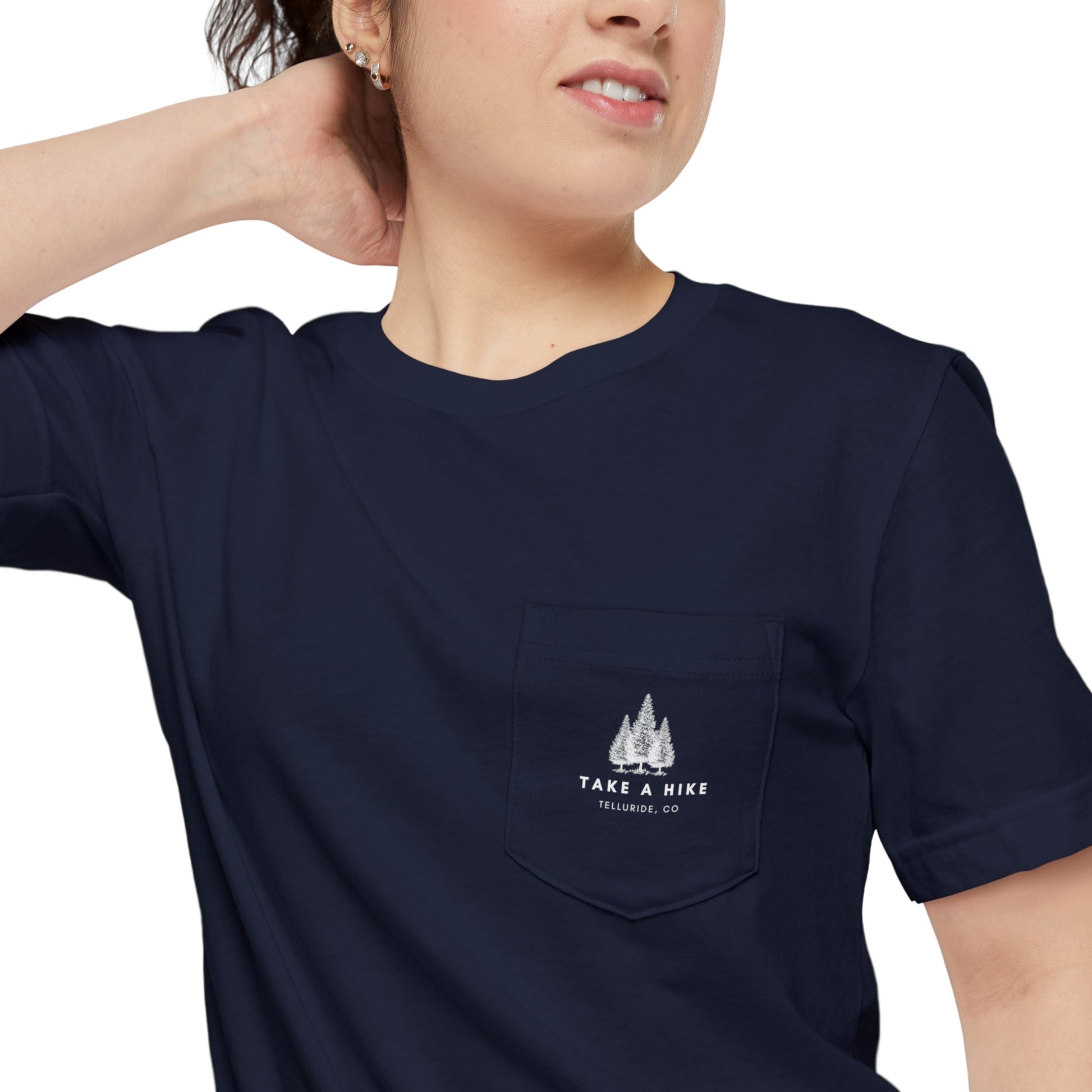 "Take A Hike" Pocket Tee - Telluride Shop