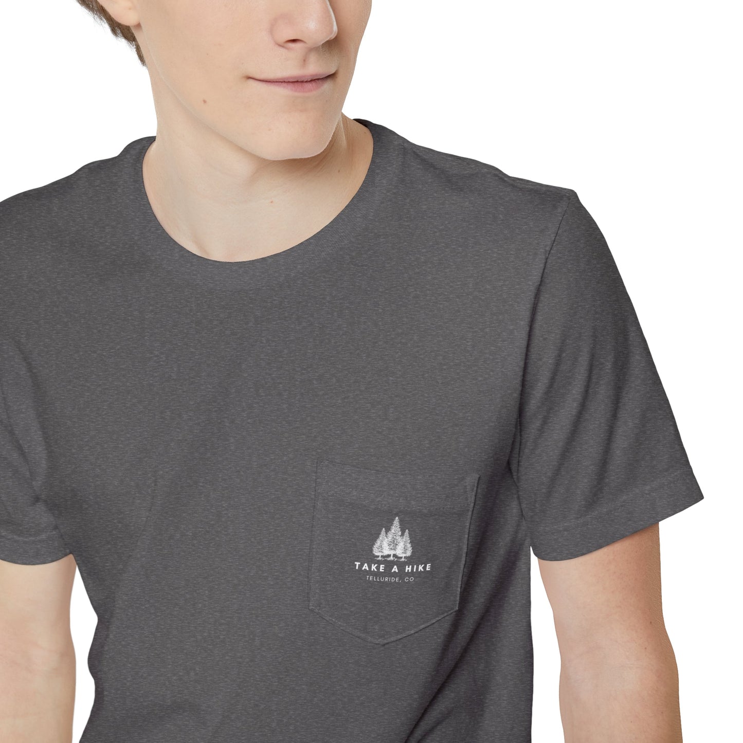 "Take A Hike" Pocket Tee - Telluride Shop