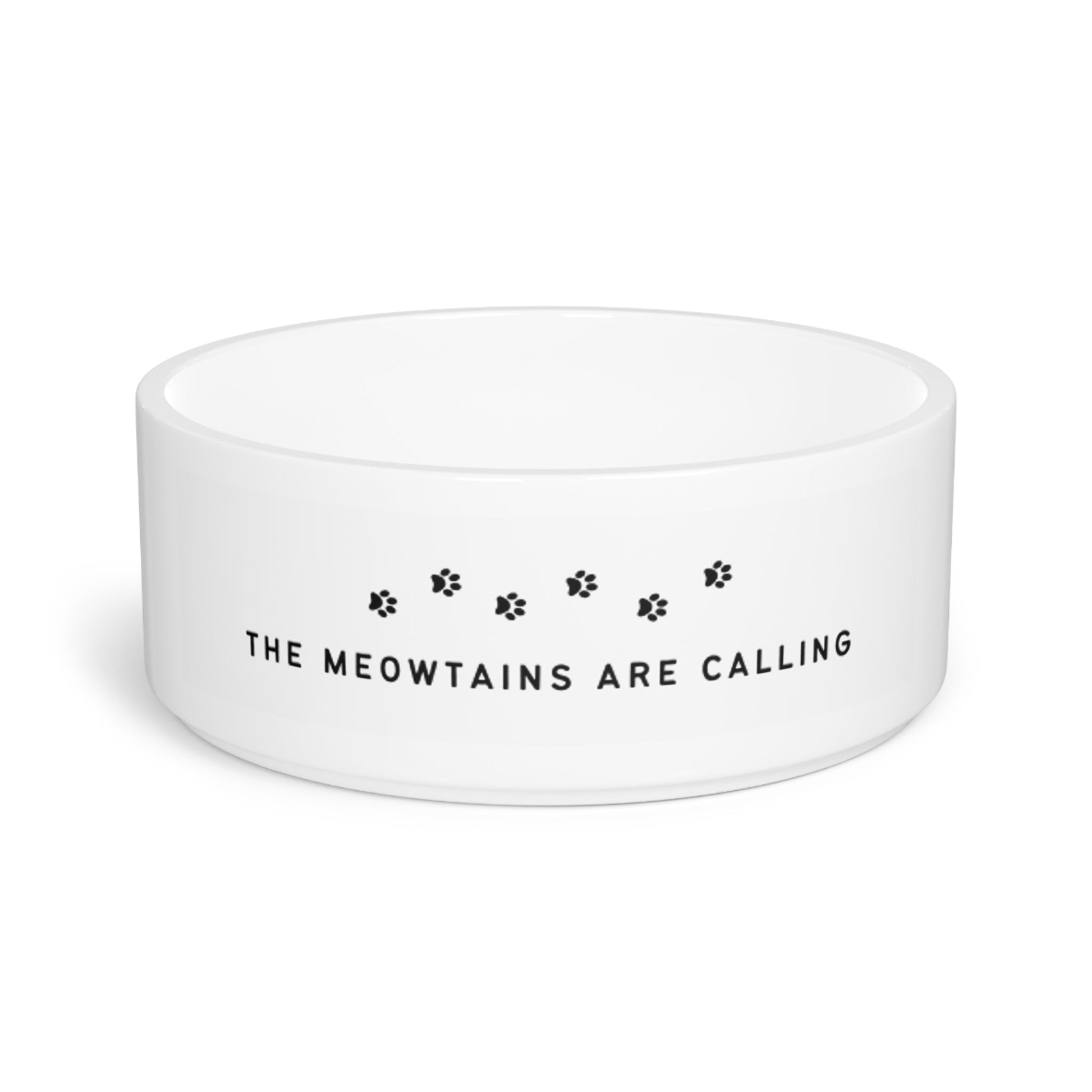 "The Meowtains Are Calling" Cat Bowl - Telluride Shop