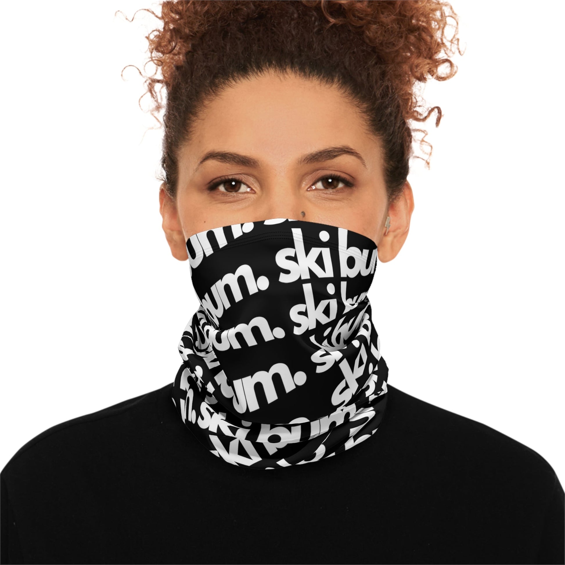 Unisex "Ski Bum" Winter Neck Gaiter With Drawstring - Telluride Shop