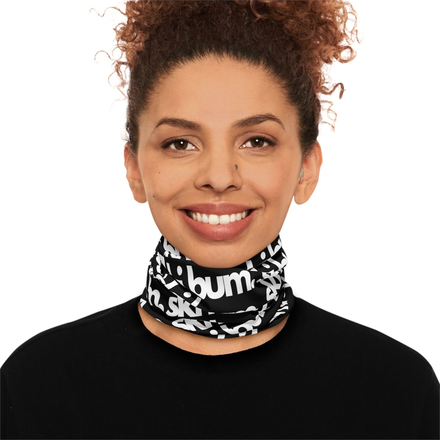 Unisex "Ski Bum" Winter Neck Gaiter With Drawstring - Telluride Shop