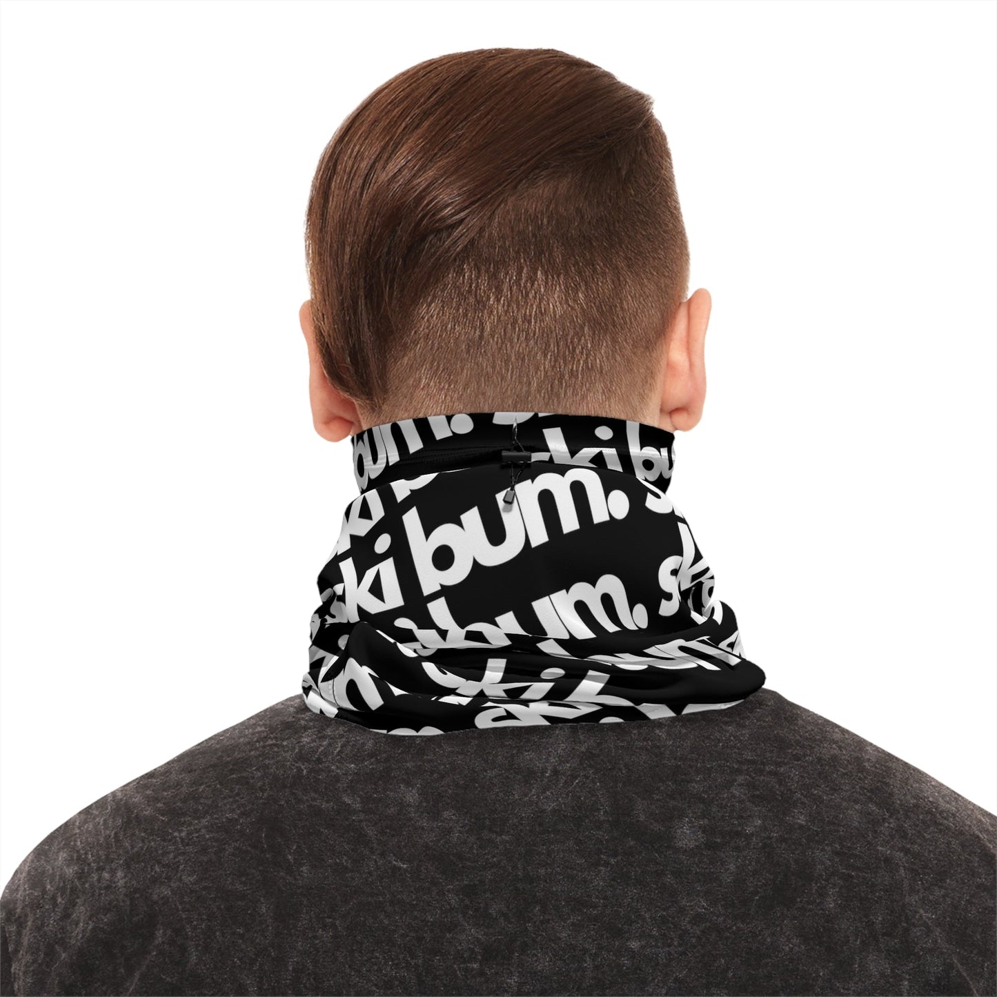 Unisex "Ski Bum" Winter Neck Gaiter With Drawstring - Telluride Shop