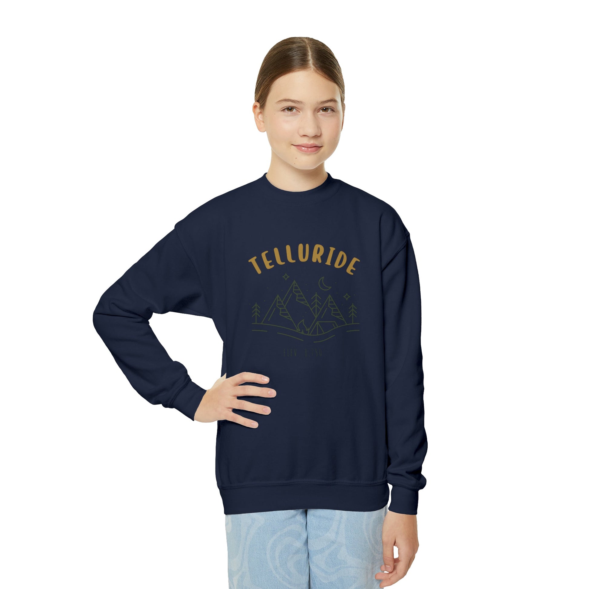 Youth Crewneck Telluride Sweatshirt - Telluride Shop