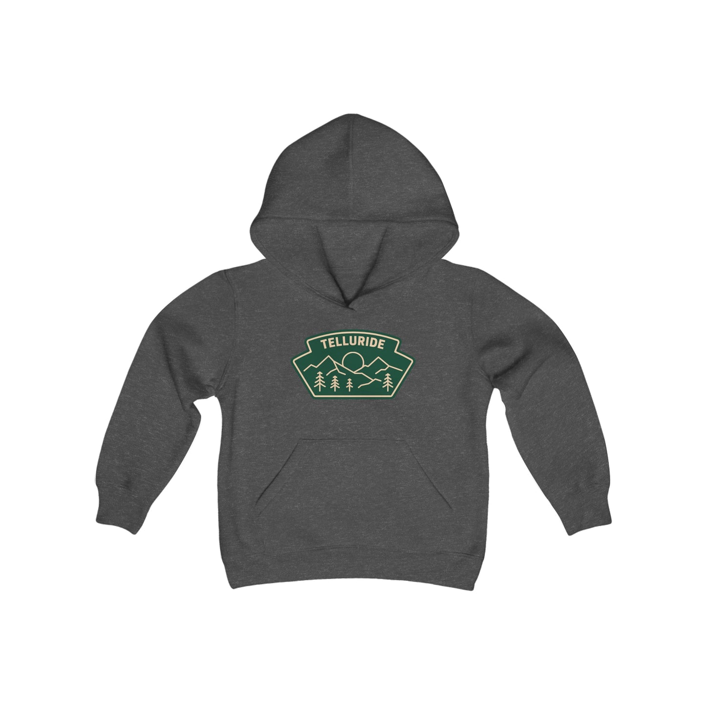 Youth Telluride Heavy Blend Hooded Sweatshirt - Telluride Shop