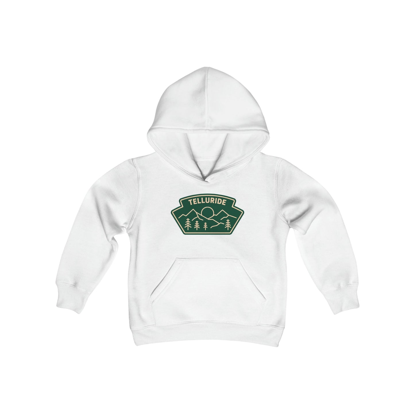 Youth Telluride Heavy Blend Hooded Sweatshirt - Telluride Shop