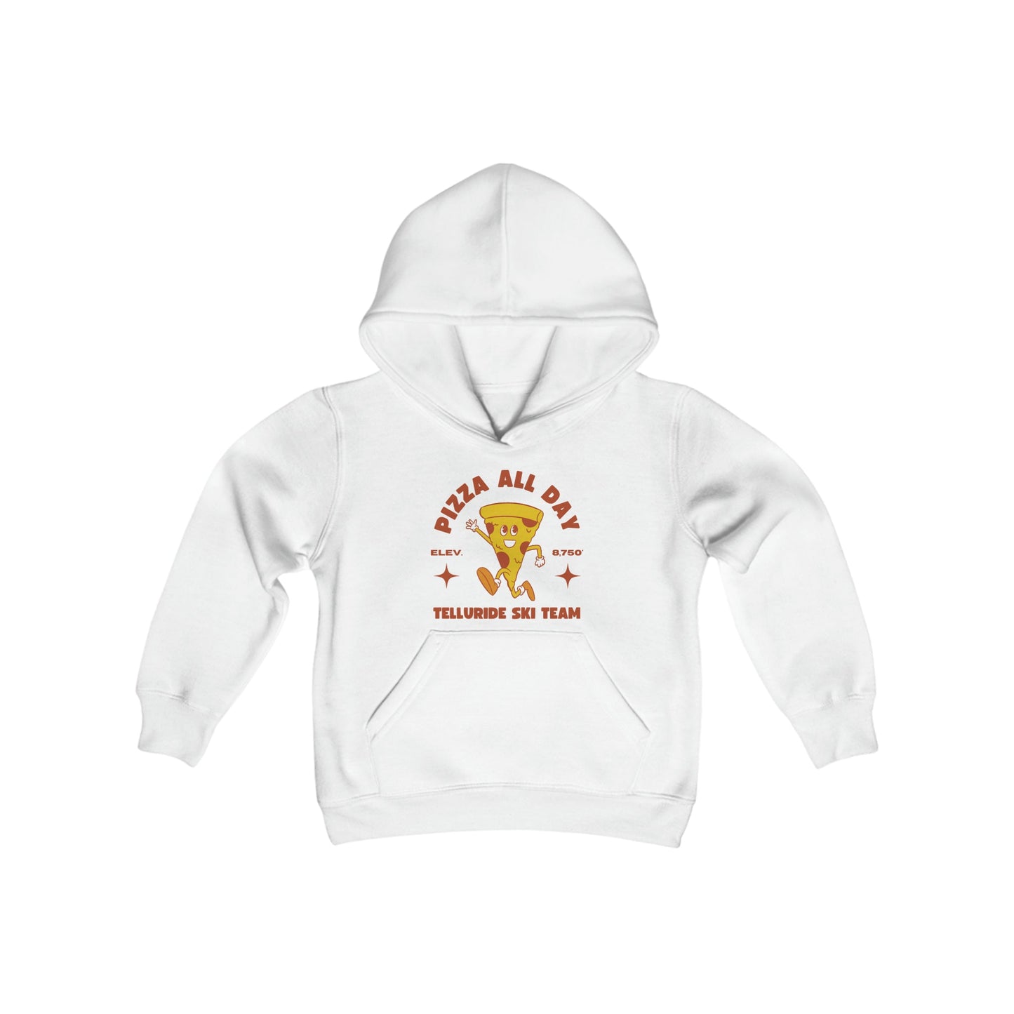 Youth Telluride Pizza Ski Team Hooded Sweatshirt - Telluride Shop