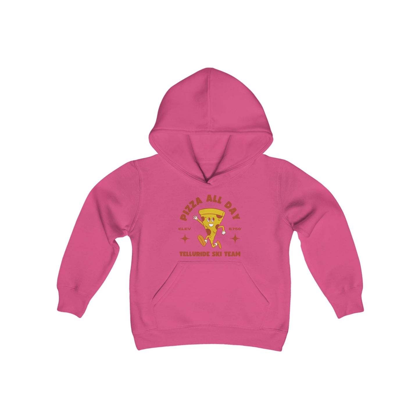 Youth Telluride Pizza Ski Team Hooded Sweatshirt - Telluride Shop