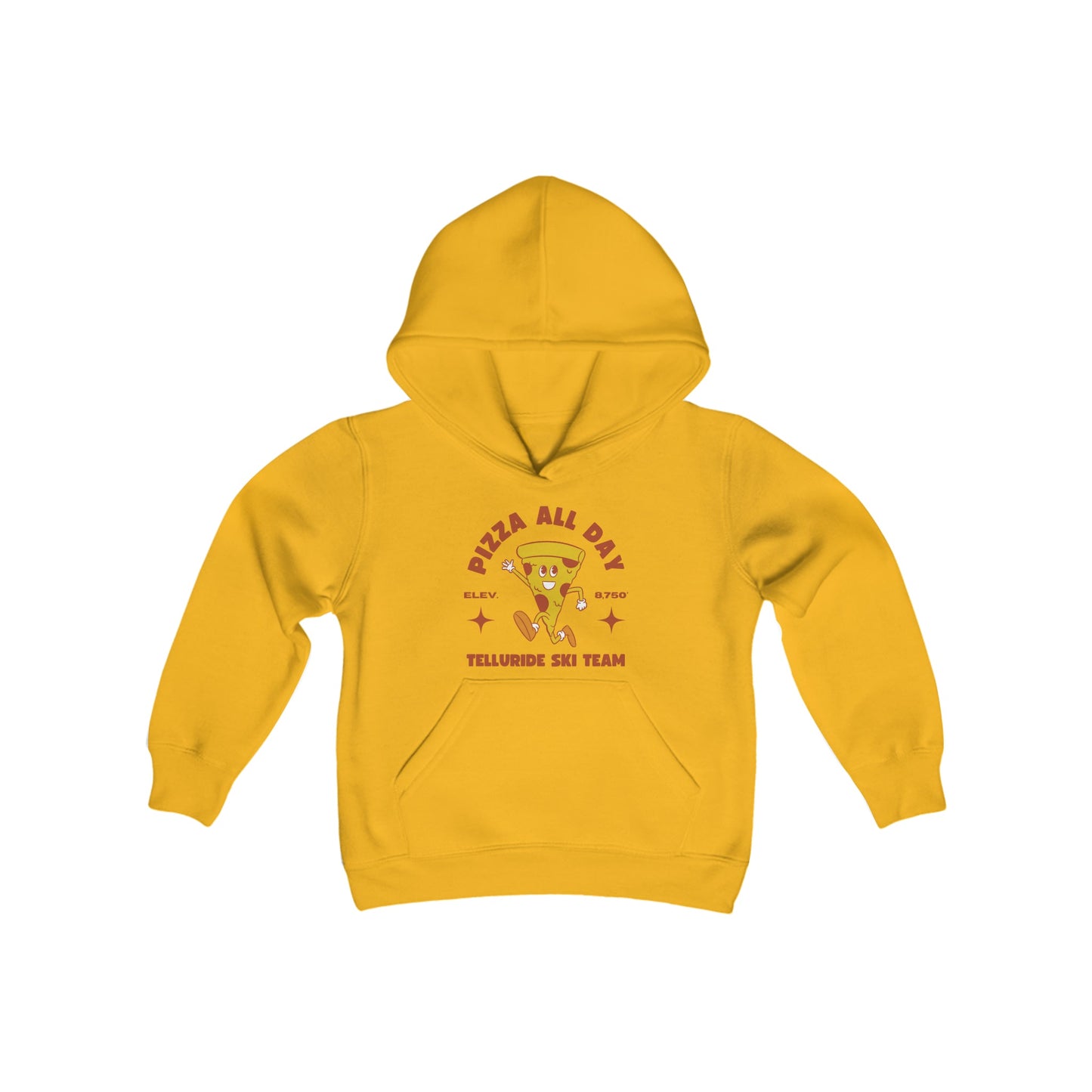 Youth Telluride Pizza Ski Team Hooded Sweatshirt - Telluride Shop