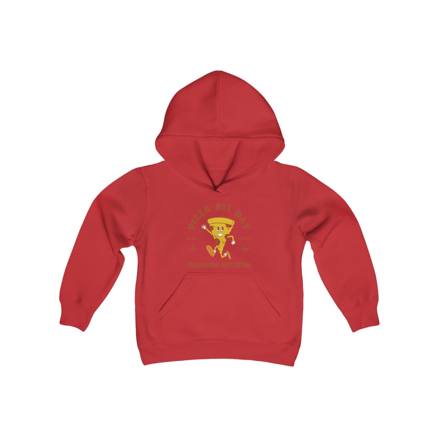 Youth Telluride Pizza Ski Team Hooded Sweatshirt - Telluride Shop